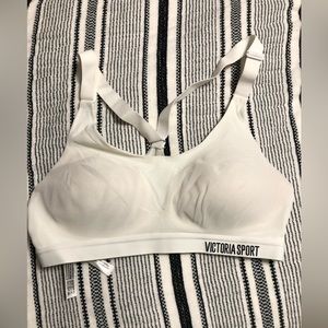 white victoria secret sports bra